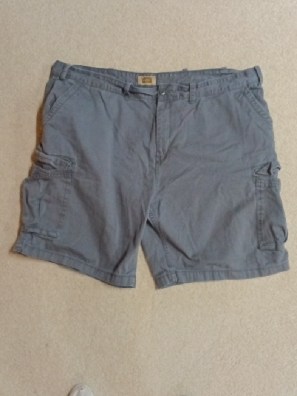 The Foundry Supply Co. Men's Dark Gray Cargo Shorts with Side Pockets